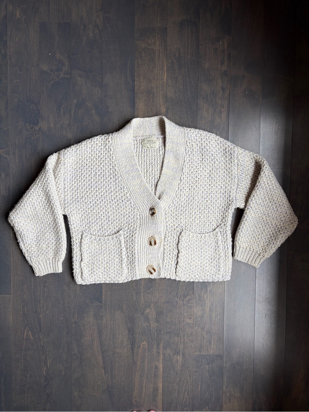 Urban Outfitters Chunky Button-Front Pocket Cardigan Size Small